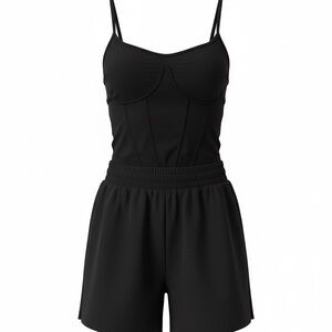 Victoria's Secret PINK Ultimate Runsie, a corset-inspired active romper
